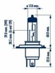 NARVA Bec, far faza lunga NARVA 482203000 (482203000) - automobilus