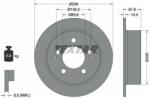TEXTAR Disc frana TEXTAR PRO 92198703 (92198703)