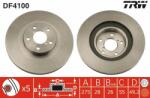TRW Disc frana TRW DF4100 (DF4100) - automobilus