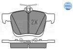 MEYLE set placute frana, frana disc MEYLE -ORIGINAL: True to OE. 025 250 0816 (025 250 0816)