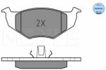 MEYLE set placute frana, frana disc MEYLE -ORIGINAL: True to OE. 025 218 6617 (025 218 6617)