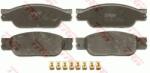 TRW set placute frana, frana disc TRW COTEC GDB1510 (GDB1510)