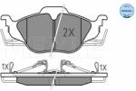 MEYLE set placute frana, frana disc MEYLE -ORIGINAL: True to OE. 025 230 6317/W (025 230 6317/W)