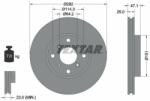 TEXTAR Disc frana TEXTAR 92110100 (92110100)
