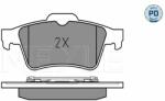 MEYLE set placute frana, frana disc MEYLE -PD: Advanced performance and design. 025 234 8216/PD (025 234 8216/PD)