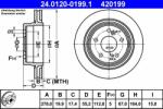 ATE Disc frana ATE 24.0120-0199.1 (24.0120-0199.1)