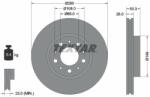 TEXTAR Disc frana TEXTAR PRO 92066703 (92066703)
