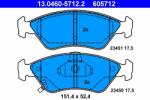 ATE set placute frana, frana disc ATE 13.0460-5712.2 (13.0460-5712.2)