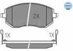 MEYLE set placute frana, frana disc MEYLE -ORIGINAL: True to OE. 025 238 6517/W (025 238 6517/W)