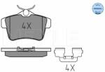 MEYLE set placute frana, frana disc MEYLE -ORIGINAL: True to OE. 025 249 2217 (025 249 2217)