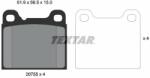 TEXTAR set placute frana, frana disc TEXTAR 2075506 (2075506)