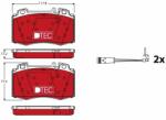 TRW set placute frana, frana disc TRW DTEC COTEC GDB1543DTE (GDB1543DTE)