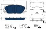 TRW set placute frana, frana disc TRW ELECTRIC BLUE GDB4173BTE (GDB4173BTE)