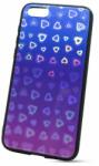 Glass TPU Husă Glass Reflect TPU Huawei Y5 2018 Heart - albastru-violet