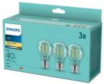 Philips KÉSZLET 3x LED Izzó VINTAGE Philips E27/4, 3W/230V 2700K 8718699777753 (P5080)