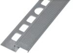  Alumínium Z lépcsőélvédő profil barazdált 10 mm/2, 50 m eloxált ezüst