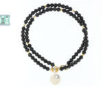  Colier din Obsidian Curcubeu Rotund 4-4, 9 mm - Accesorii de Argint 925 - GF - concepttropic - 119,00 RON