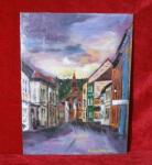  Brasov centrul vechi pictura
