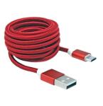 SBOX MICRO USB 1R 1 m-es kábel, piros