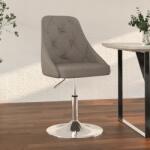 vidaXL Scaun de bar, gri închis, material textil (339301)