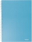 Esselte Color'Breeze irodai jegyzetfüzet, karton, A5, 80 lap, spirállal, matek, kék (ES628466)