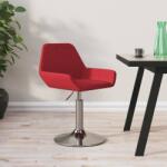 vidaXL Scaun de bar, roșu vin, material textil (339353)