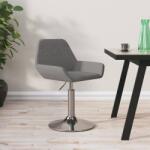 vidaXL Scaun de bar, gri închis, material textil (339349)