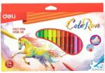 Deli Filctollkészlet, 1, 0 mm, DELI Color Run, 24 különböző szín (DEC10020)