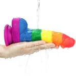 Lovetoy Dildo Clasic Cu Ventuza Prider, Multicolor, 20.5 Cm Dildo