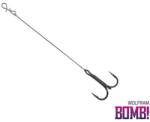 Delphin Bomb Twisto Rigs Wolfram 10 cm #4 pergető előke 3db (669004010)