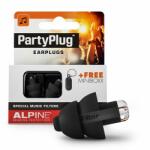 Alpine PartyPlug buli füldugó Fesztiválra, koncertre, fekete (PartyPlug Fekete)