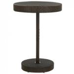  VID polyrattan kerti asztal 75,5x106 cm