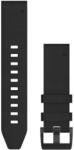 Garmin Curea Garmin QuickFit 22mm, piele, neagră, cataramă neagră (Fenix 7/6/5, Epix 2)