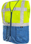  BOLTON mellény, figyelmeztető, sárga-kék, 3XL-es méret (1114-037-155-97)