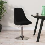 vidaXL Scaun de bar, negru, material textil (339327)