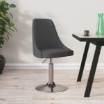 vidaXL Scaun de bar, gri închis, material textil (339325)