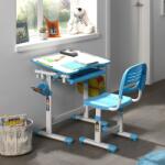 Vipack Birou reglabil copii „Comfortline 201 cu scaun, albastru/alb CLBU20107 (442700)