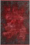 Karacahan Magnifique szőnyegek, 55% modál / tencel, 45% akril, 120x180 cm, sötétvörös / szürke