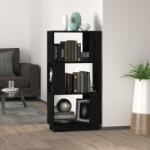 vidaXL Bibliotecă/Separator cameră, negru, 51x25x101 cm lemn masiv pin (814038) Biblioteca