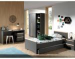 VIPACK Noptieră "London", 2 sertare, antracit, lemn LDNA2280 (442726)