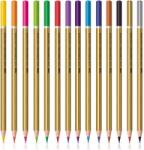 S-Cool Creioane colorate 12 culori intense + auriu si argintiu S-Cool SC323 (SC323)