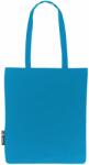Neutral Geantă de cumpărături din bumbac organic Fairtrade - Albastru safir (NE-O90014-1000237381)