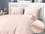 Goldea lenjerie de pat deluxe din damasc - roz cu dungi subțiri 200 x 240 și 2buc 50 x 70 cm Lenjerie de pat