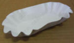 Globál Pack Kis krumplis papírtálca fehér 120x190 mm