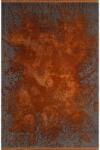 Karacahan Magnifique szőnyegek, 55% modál / tencel, 45% akril, 120x180 cm, narancs / sötétszürke
