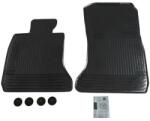 BMW Eredeti gumiszőnyeg készlet, Elülső, Rögzítési tartozékokkal, BMW Seria 7 F01 modellekhez, Antracit fekete (51472409275)