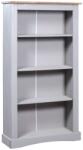 vidaXL Bibliotecă 4 rafturi gri 81x29x150 cm pin mexican gama Corona (282635) Biblioteca