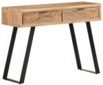 vidaXL Masă consolă, 100x35x76 cm, lemn masiv acacia, margini vii (323522)