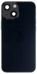  tel-szalk-192968939 Apple Iphone 13 Mini fekete Középső keret, hátlap, hátsó kamera lencse, oldalsó gombok SIM kártya tálca (tel-szalk-192968939)