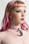 KILLSTAR обеци KILLSTAR - Pentagram Hoop - Pastel Pink - KSRA004235